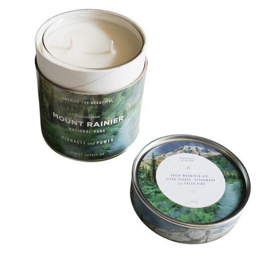 Mount Rainier Candle