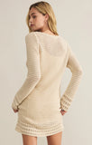 Calabria Crochet Mini Dress