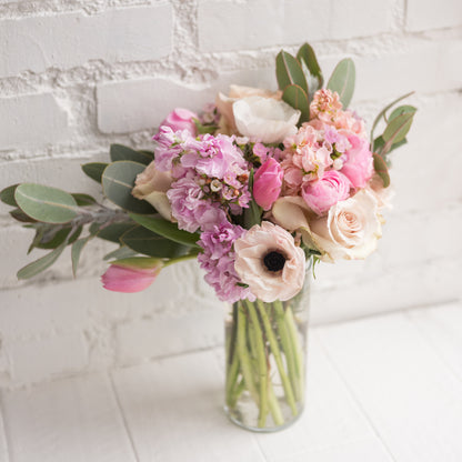 Rose Quartz Mixed Flower Hand Wrap